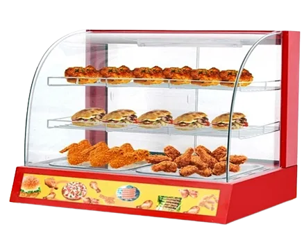37" CHEF Curved Glass Countertop Display Warmer JI-109