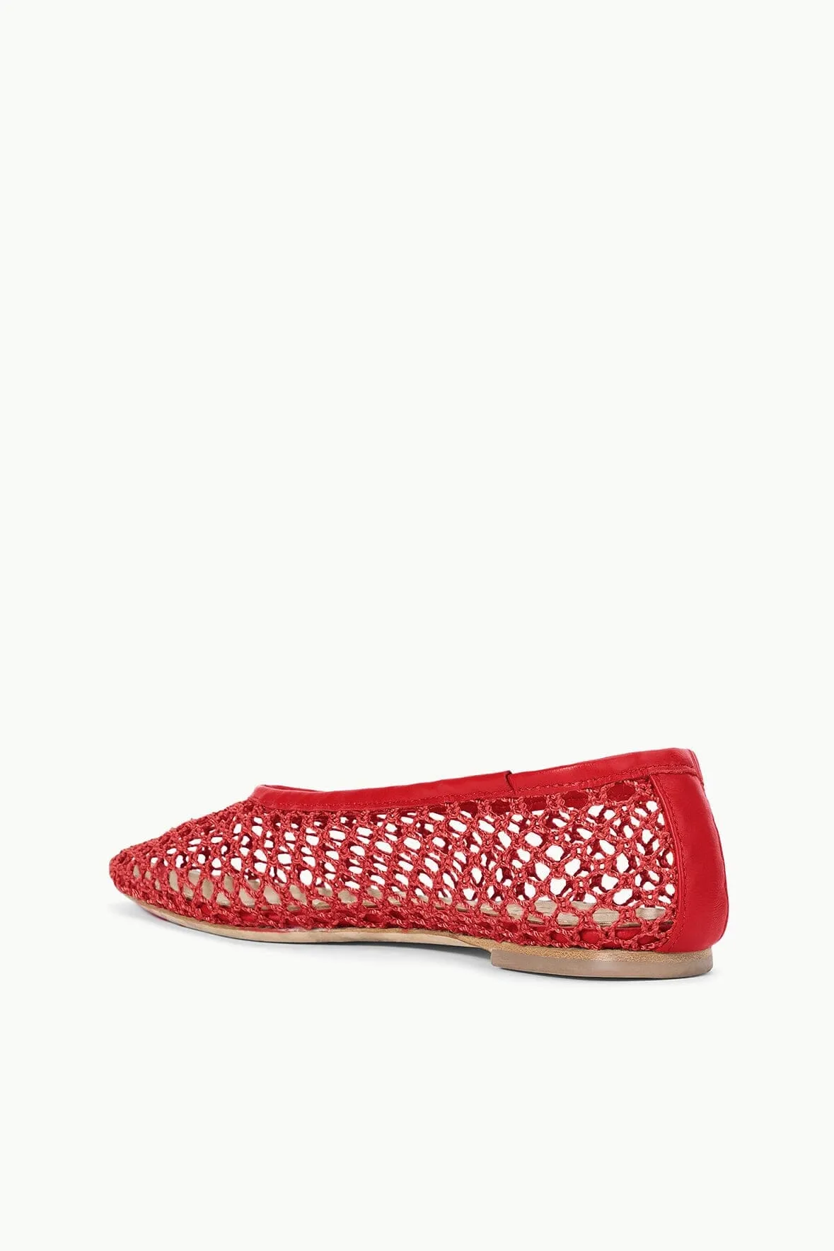 ALBA BALLET FLAT | RED NETTING