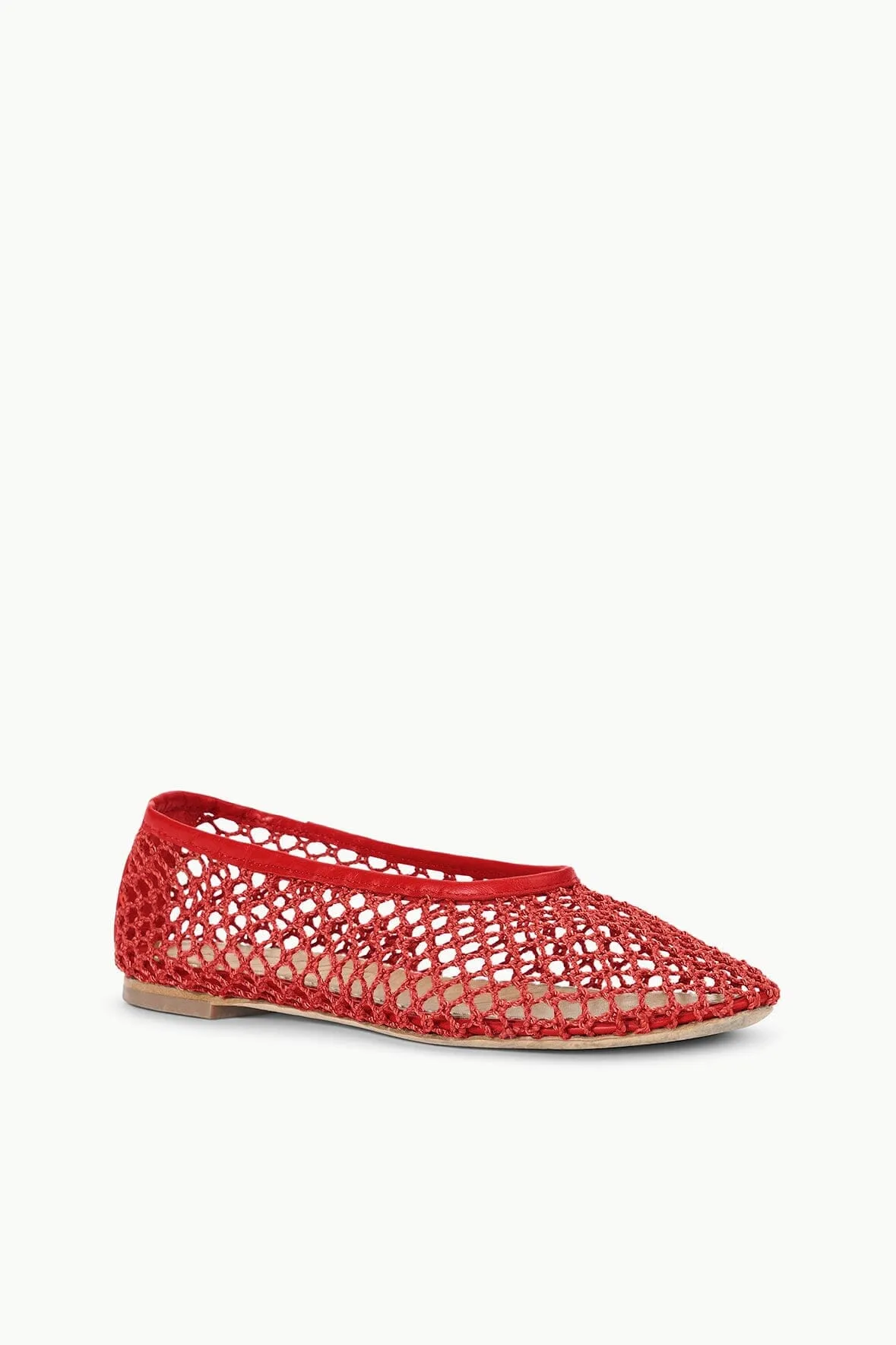 ALBA BALLET FLAT | RED NETTING