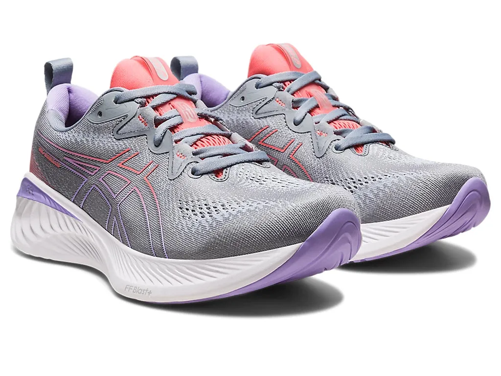 Asics Womens Gel Cumulus 25 Wide- Sheet Rock/Papya (1012B439-020)