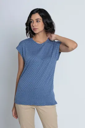 Blue Short Sleeves T-Shirt