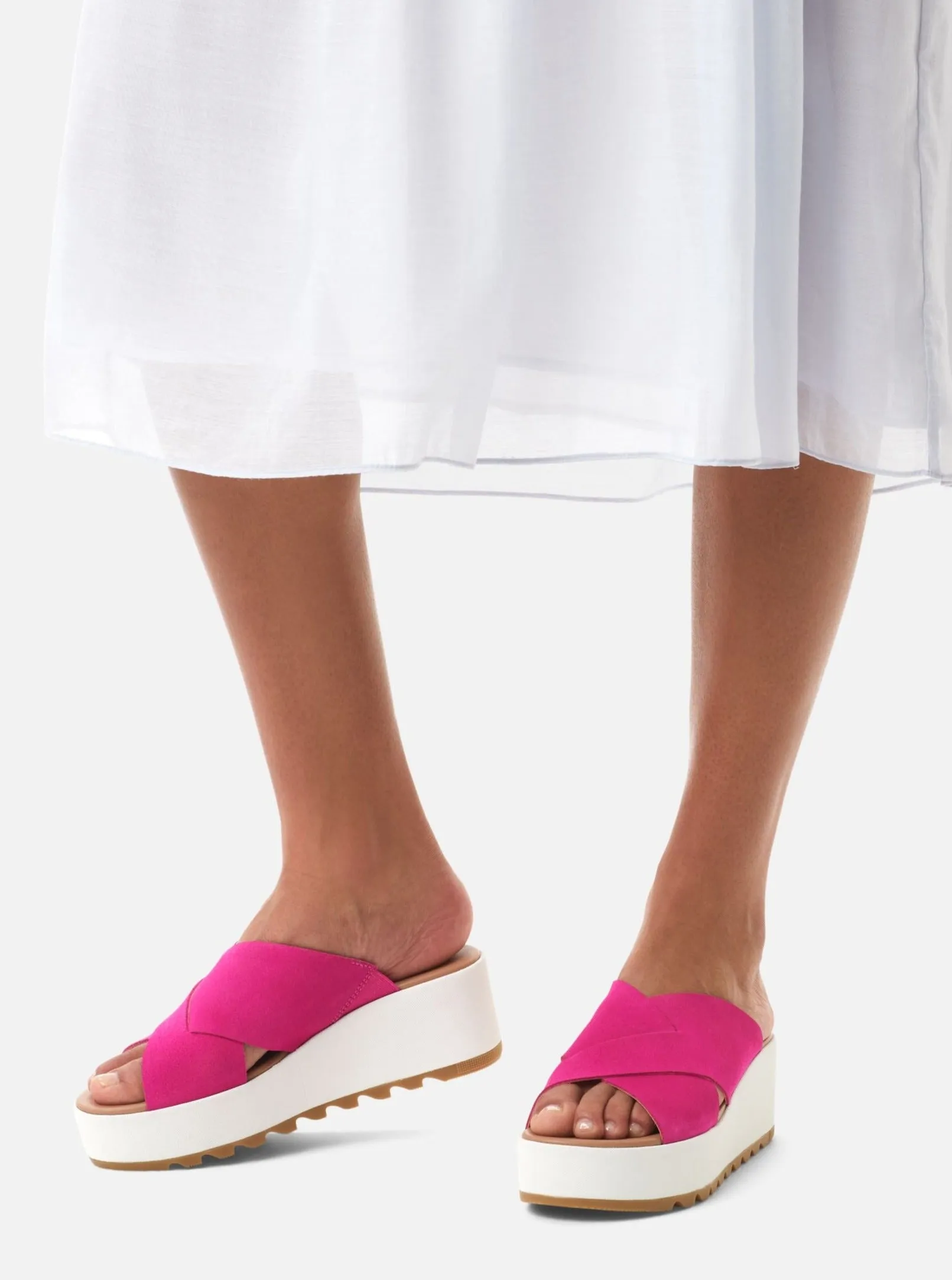 Cameron Flatform Mule [Fuchsia Fizz/Sea Salt]