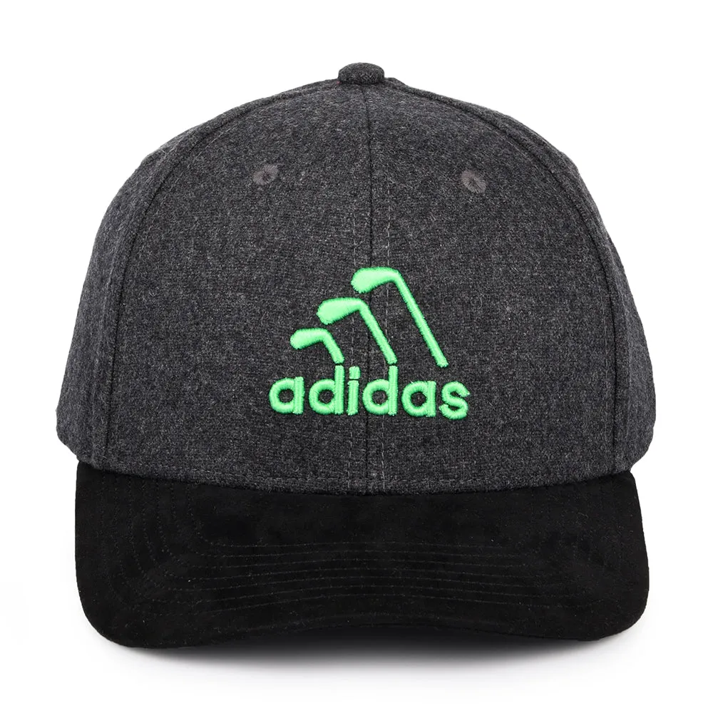 Casquette Snapback 3 Stripe Club noir chiné ADIDAS