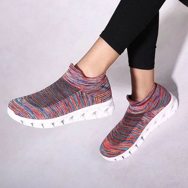 Casual Elastic Slip-On Sneaker