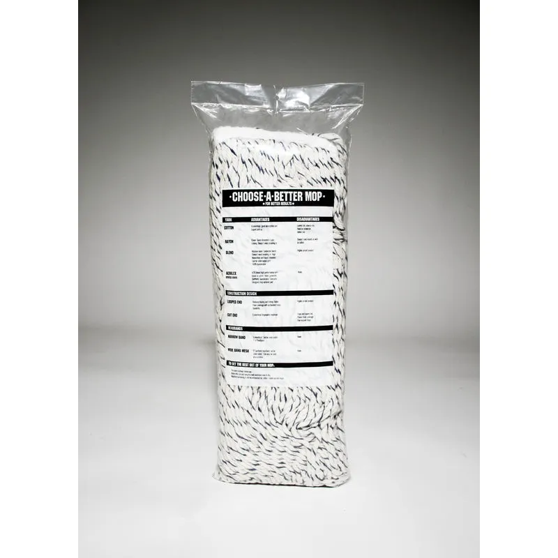 Elite Mops and Brooms #24 Cut End Cotton Mop Refill 1 pk