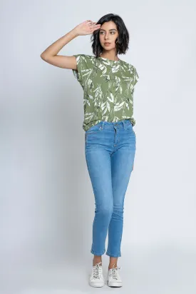 Light Blue Denim Narrow Jeans