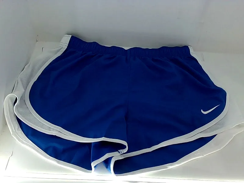 Nike Women's Dri Fit Tempo Track Shorts Large Royal Blue
