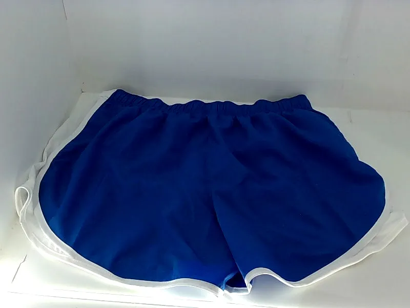 Nike Women's Dri Fit Tempo Track Shorts Large Royal Blue