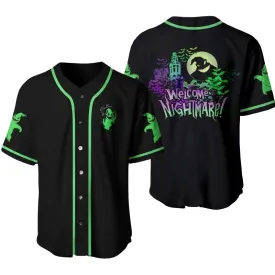 Oogie Boogie Welcome To Nightmare Baseball Jersey