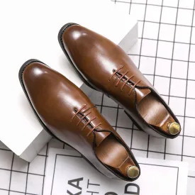 Oxford Quality Luxury Italian Genuine Leather Dress Shoes
