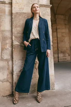 Pepi Wide Denim Pant - Oxford