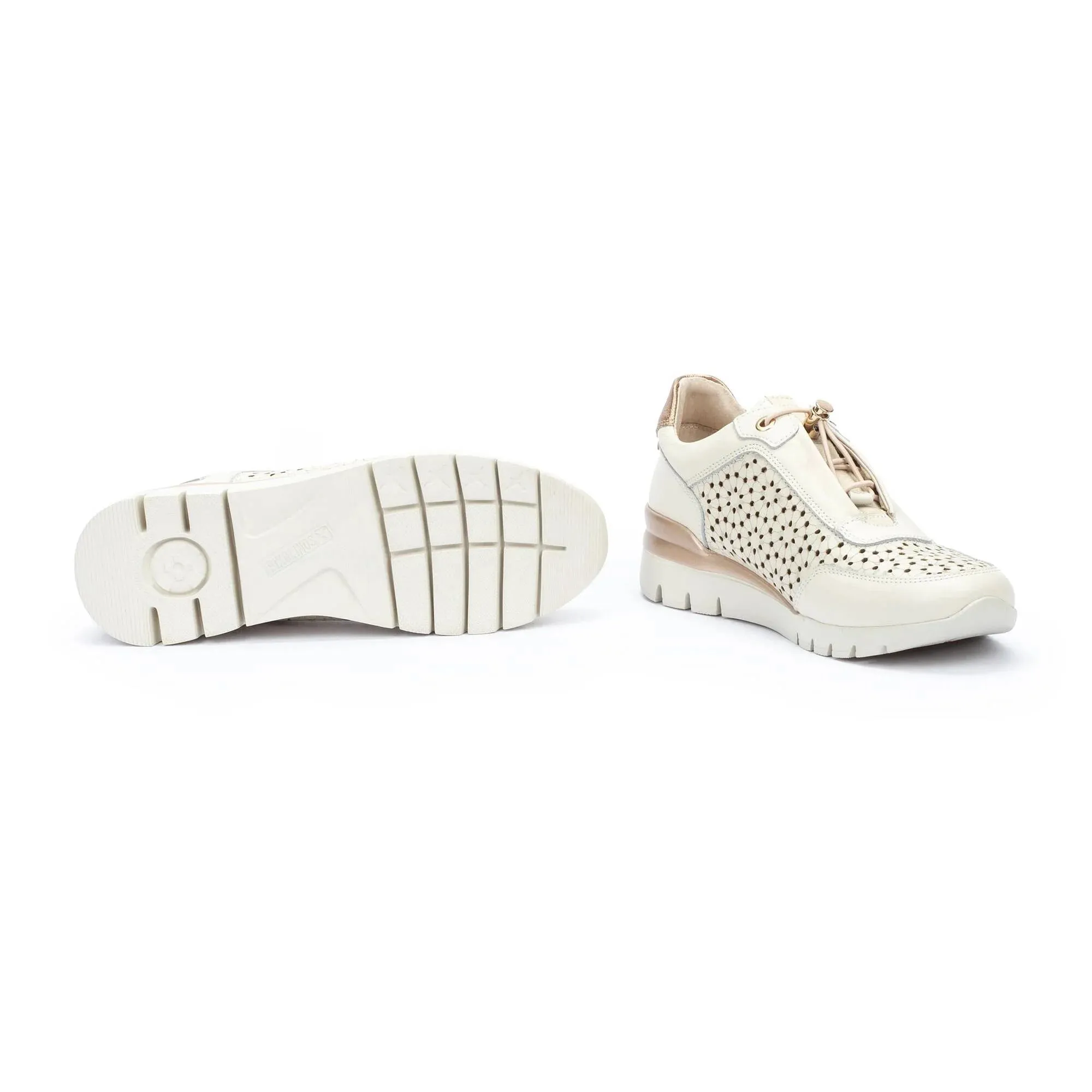 Pikolinos Cantabria W4r-6584 Women's Adjustable Elastic Sneakers in Nata