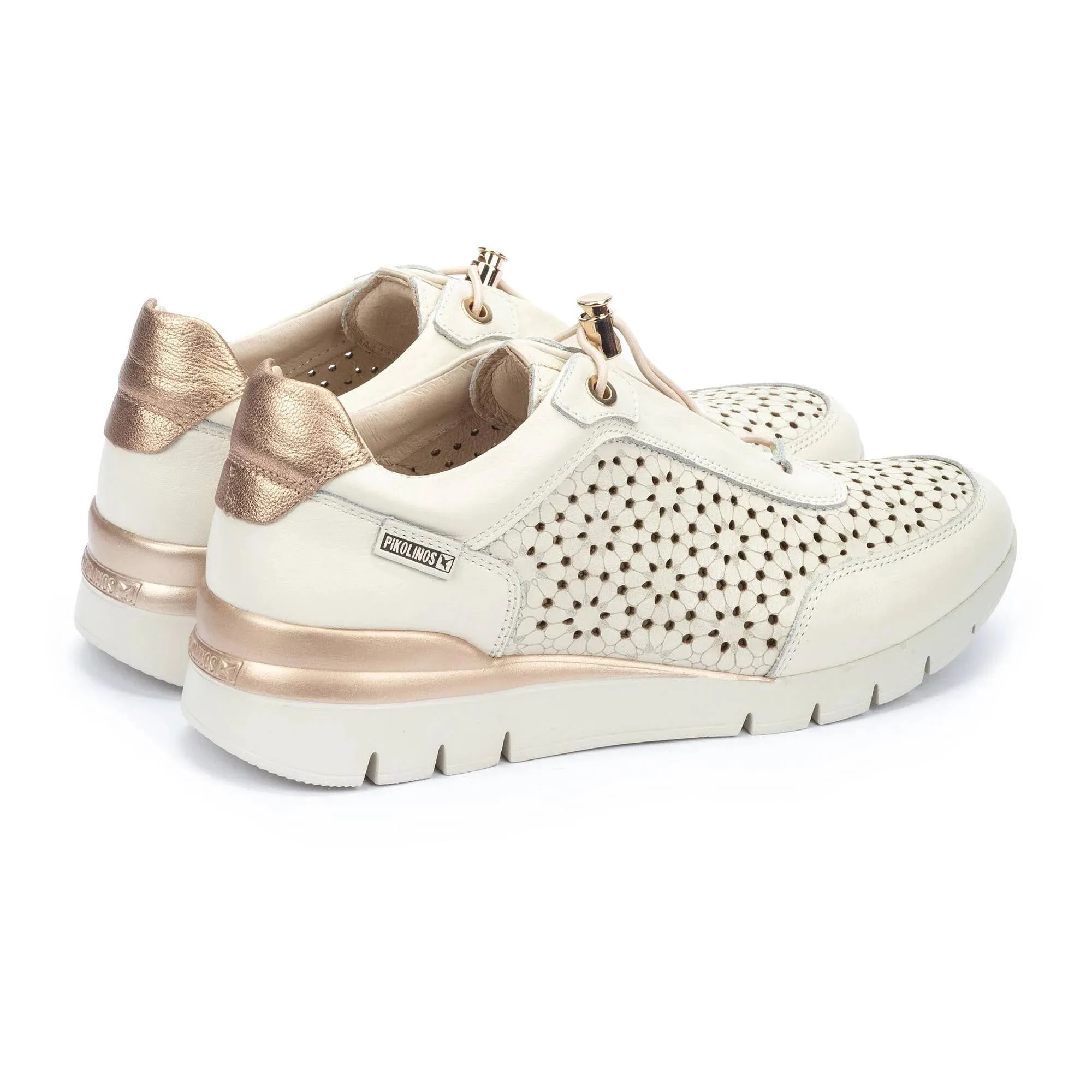 Pikolinos Cantabria W4r-6584 Women's Adjustable Elastic Sneakers in Nata
