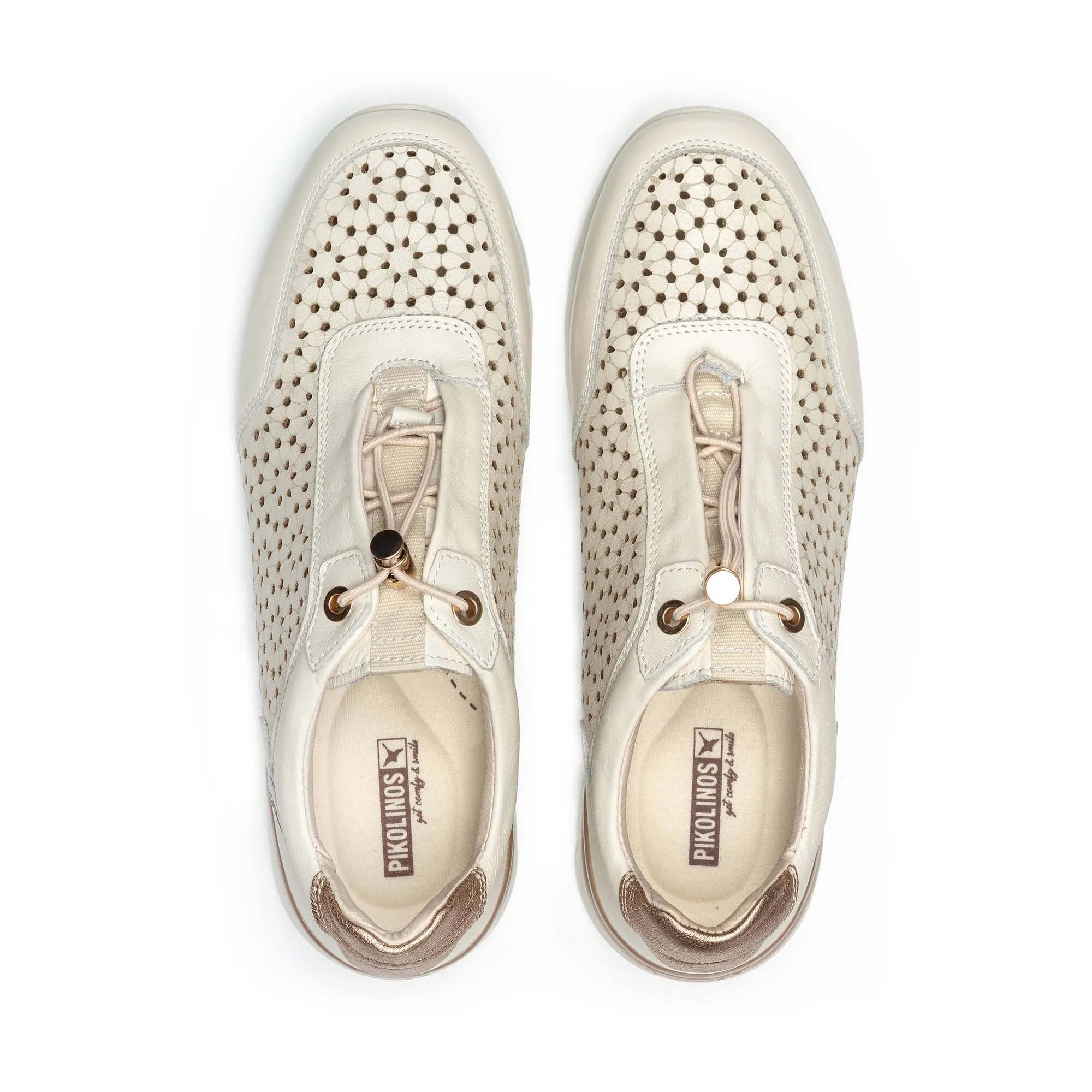 Pikolinos Cantabria W4r-6584 Women's Adjustable Elastic Sneakers in Nata