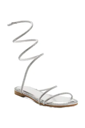 Roo Strappy Sandals (Silver)