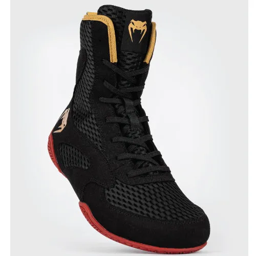 Venum Contender Boxing Shoes - Black/Gold/Red