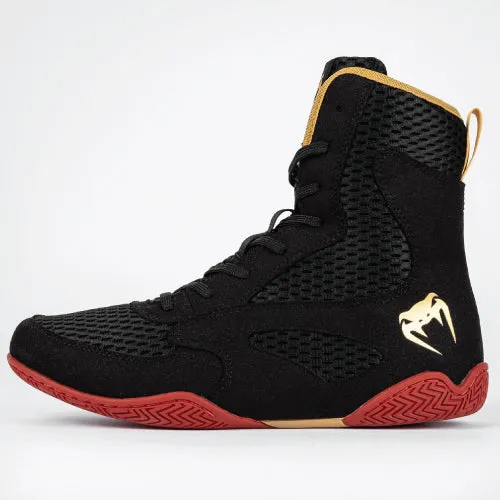 Venum Contender Boxing Shoes - Black/Gold/Red