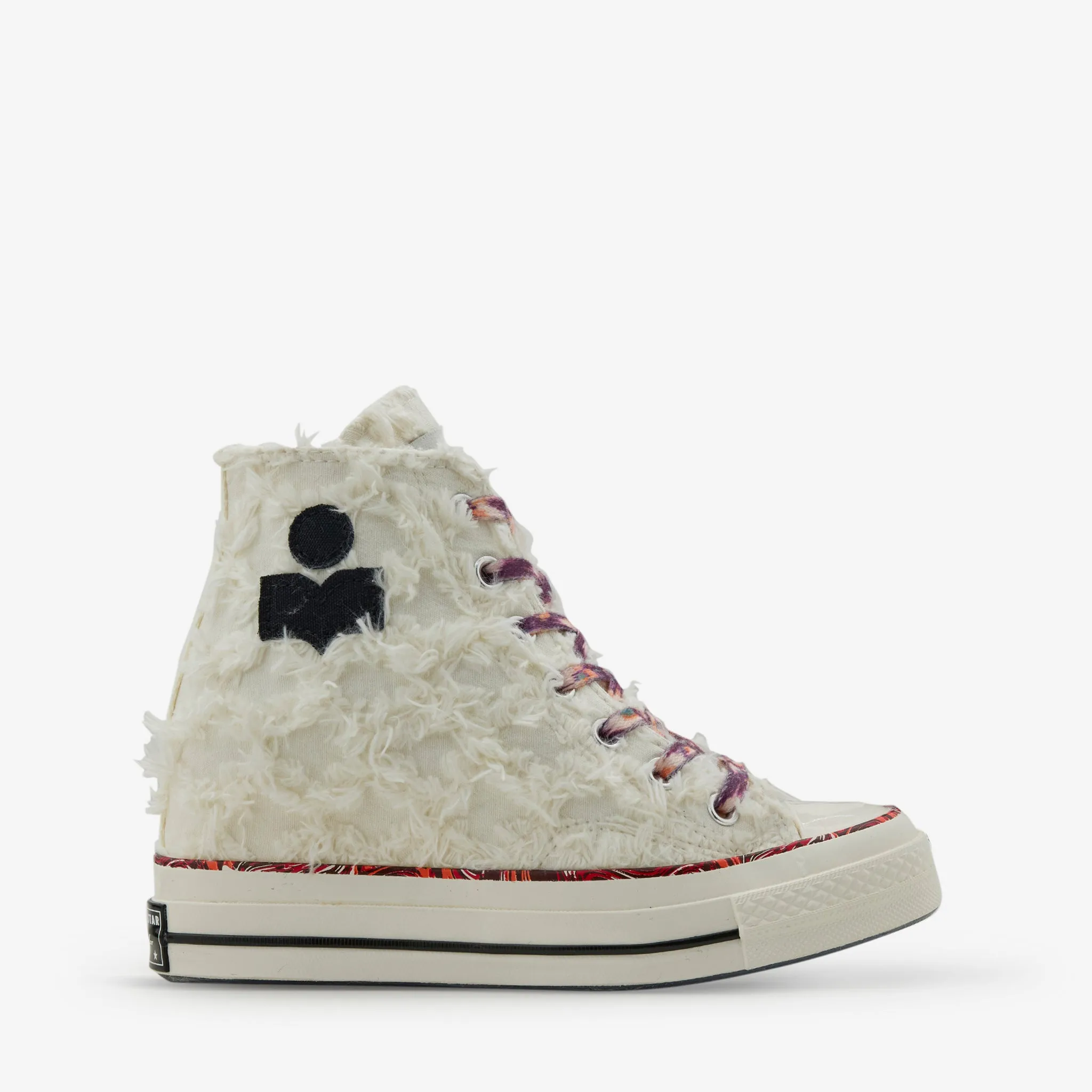 Women's Isabel Marant x Chuck '70 Internal Wedge Hi Vanilla White | Black